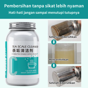 Penghilang Noda Teh Kopi/Descaler Gelas Teko Mug/Pembersih Mesin Kopi/Pembersih Mesin Kopi/Tea Stain Cleaner/Tea Coffee Spot Remover/Serbaguna Pembersih Kerak/noda kopi-noda teh-noda bumbu dapur/Pembersih Kerak/Pembersih Noda Kopi Teh