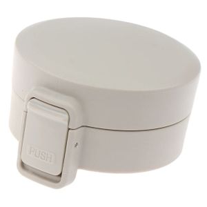 FLOW TOP Double Coffee Mug Cover Stainless Steel Leak-Proof Mug Cover Flask Cover Reusable Thermos Cover Mugs