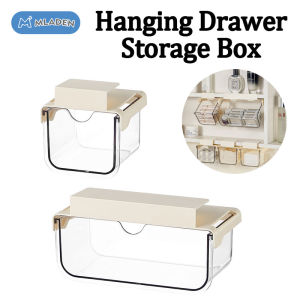 MLADEN Hanging No Punch Storage Drawer/Under Desk Drawer-style Storage Box/Invisible Document Rack