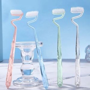 Bàn Chải Đánh Răng Dọc Haobai Combo 4 Cây Lông Siêu Mềm Làm Sạch Sâu Êm Ái Bảo Vệ Nướu Răng Nhạy Cảm