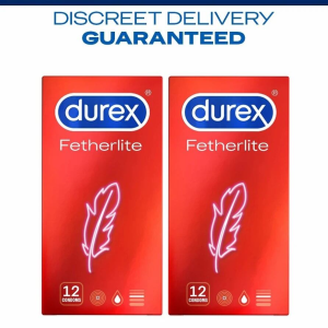 Durex Fetherlite Kondom 12s | Extra Thin Nipis | Comfortable & Sensitive | 1-3 Boxes | Ready Stock MY | COD