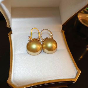 ต่างหูมุกแฟชั่นผู้หญิงแฟชั่นสไตล์ฝรั่งเศส