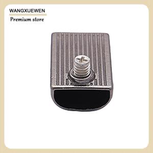 [COD] 10pcs kim loại dây kéo Stopper dây kéo đuôi Clip dừng ĐUÔI CẮM đầu với vít DIY may da phần cứng thủ công