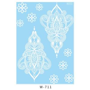 HENNA INSTAN WHITE TATTO TEMPORARY STICKER