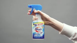 KAO Attack Foam Spray 300ml Pre-Wash Laundry Stain Remover Disinfecting Plus 衣物去渍泡沫喷雾