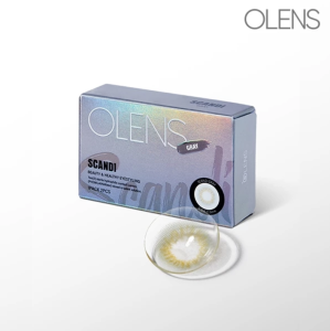 OLENS Scandi 1Month Gray 2P + Free Case