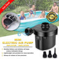 Electric Air Pump Quick Inflation and Deflation for Pools, Air Bed, and Other Inflatables. 