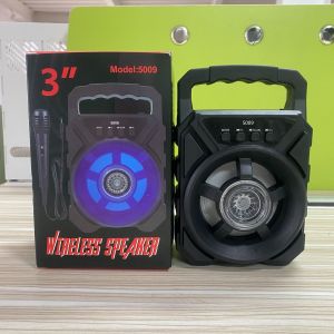 ลำโพงบลูทูธ กลางแจ้ง ซับวูฟเฟอร์ Blutooth Speaker แบบพกพา ลำโพงร้องคาราโอเกะ USB TF AUX ลำโพงบลูทูธแบบพกพา ไฟ LED สีสันสดใส ลำโพงบลูทูธ