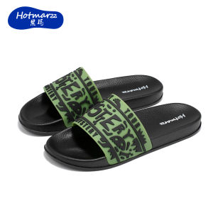 MenS New Slip-On Sandals Non-Slip Outdoor Slippers Beach Shoes Trendy And Cool Bathroom Slippers Waterproof Wear-Resistant Soft