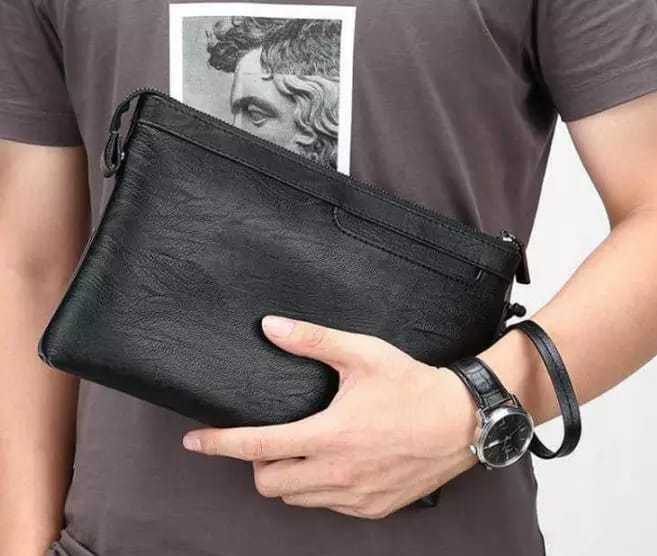 Tas Dompet Kulit Genggam Clutch Bag Gustav 25 X X 17 cm Handbag