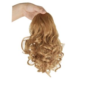 JON09 Horse Tail Drawstring Ponytail Extensions Hair Extension Wavy Pony Tail Hairpiece Fasion Fake Short Curly Ponytail Wig Women
