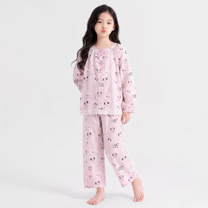 DSF Studio 小菲特女童睡衣2026秋冬新款中大童纯棉家居服两件套儿童长袖套装
