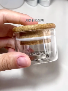 Acrylic Nail Art Brush Cleaner Cup With Stainless Steel Mesh For Glitters Separation Nail Art Accessories for Salon Home