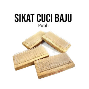 Klik-Beli Sikat Cuci Baju Kayu Polos Murah Sikat Serbaguna Semir Sepatu Lantai