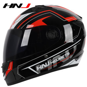 HNJ Full Face Helmet ABS+ESP Safety Electric Motorcycle Helmet
