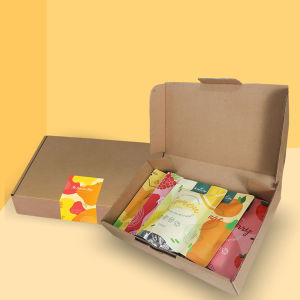 TheOrganicStop Hamper Kado Parcel Healthy Snacks Buah isi 5 buah campur