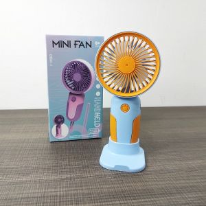 KIPAS MINI PORTABLE 3 SPEED WITH STAND  MINI FAN KARAKTER MJ122