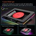 Original IETS GT600 Powerful Turbo-Fan RGB Laptop Cooling Pad gaming laptop cooling for 14-19.3 inch Laptop Cooler. 