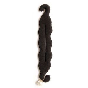 SDFSF Pearl Hairstyle Twist Maker Foam Sponge Clip Hair Disk Donut Bun Curler Braider Hair Accessories Bun Hairpins Hair Bun Maker Women