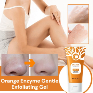 Orange Enzyme Gentle Exfoliating Gel Facial Cleanser Body Scrub Blackhead Removal Shrink Pores