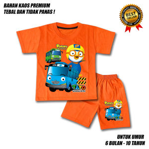 SETELAN ANAK LAKI LAKI PEREMPUAN TAYO PORORO 3 BAHAN PREMIUM / SETELAN ANAK LAKI LAKI USIA 0-10 TAHUN / BAJU ANAK LAKI LAKI / SETELAN ANAK LAKI LAKI