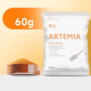 Artemia Gold Sấy Khô Đóng Túi Lon Nhỏ Thức Ăn Bổ Sung Dinh Dưỡng Dồi Dào Cho Cá Cảnh