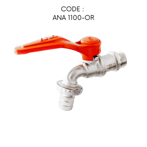 ANA 1/2" ALUMINIUM HANDLE LEVER BIBCOCK 1100-OR