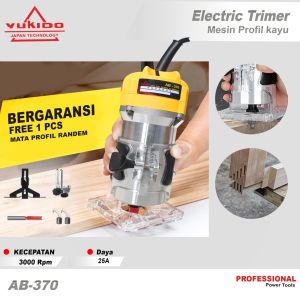 PAKET 2 ITEM Mesin Trimer Kayu Trimmer Profil Router Mesin Ukir Kayu Triplek 6mm - Trimer Kayu 3703