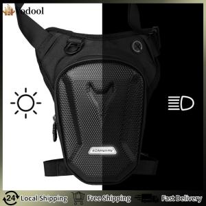 【Vodool】RZAHUAHU Riding Motorcycle Leg Side Bag Hard Shell Motorbike Phone Waist Pack