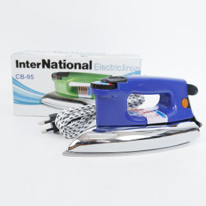 เตารีดแห้ง InterNational CB-95 รุ่นคลาสสิก หน้าเตารีดลื่น ไม่ฝืด ช่วยกดทับผ้าให้เรียบโดยไม่ต้องออกแรงเยอะ