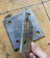 Đế sắt mạ kẽm, đế thép bản mã kẽm dày 5mm kích thước 10x10cm, 15x15cm, 20x20cm.. 