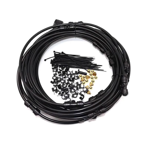 Garden Watering System Pressure Sprinkler Atomizer Misting Cooling Line For Gazebo Outdoor Cooling Greenhouse