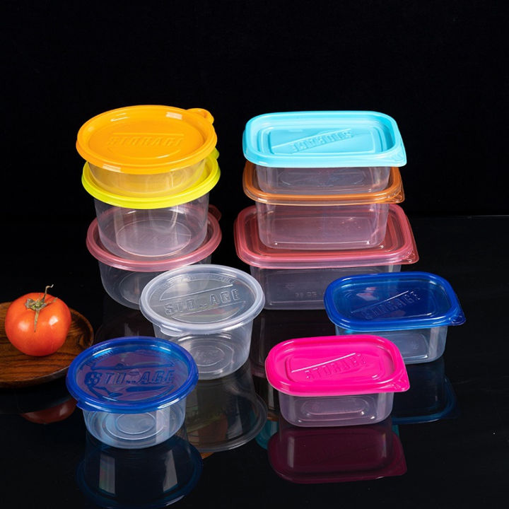 Disposable Plastic Round and Square Food Container Storage Box ...