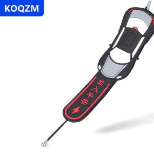 [COD] KOQZM Có thể điều chỉnh xe chống tĩnh Dải Trái Đất vành đai mặt đất dây đeo xe an toàn công cụ lái xe ống xả chuyên dụng