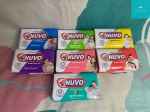 Sabun Batang Nuvo Murah/Sabun Nuvo/Nuvo Antibacterial Soap 72gr/Sabun Mandi Batang Nuvo Family 72gr/Sabun Mandi/sabun badan nupo/sabun noupo/sabun wangi/sabun anti alergi/sabun pembersih kulit/pembersih daki/anti bakteri/Sabun Pencerah/Sabun Family