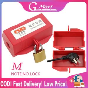 Plug Lock Box Household Plug Lockout Device Industrial Plug Safety Tool Appliance Plug Box Lock Plug-Lock-Out-Box