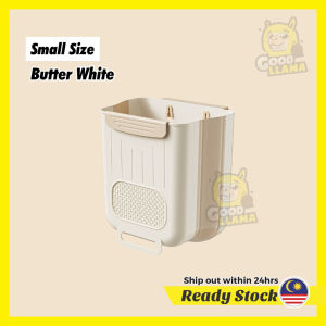 11L Foldable Garbage Bin Large Capacity Hanging Waste Bin for Kitchen Cabinet Door Bathroom Hang