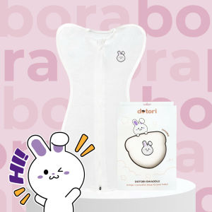Nhộng chũn quấn bé sơ sinh trùm chân DOTORI vải co giãn thoáng khí giúp bé ngủ ngon Made in Korea