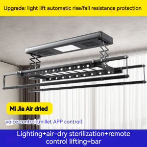 Automated Laundry Rack Smart Laundry System Clothes Drying Rack Telescopic Cooler Rod Standard Installation KUF4