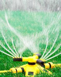 Perfk Rotating Lawn Sprinkler Auto Garden Water Sprinklers Irrigation System สปริงเกอร์หมุนได้ สปริงเกอร์หมุน - Lazada