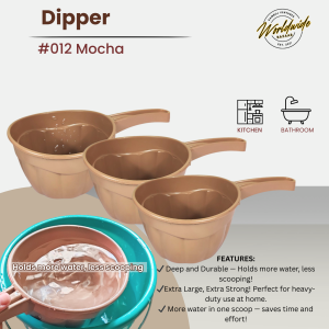 OmniMerchDepot Plastic Rattan Style Bangkito Chair Laundry Stool Portable Mocha Bangko Upuan Seating Furniture Outdoor Rattan Look Plastic Bangkito Chair Portable Mocha Laundry Stool MultiPurpose Bangko Upuan Strong & Lightweight Seating Furniture