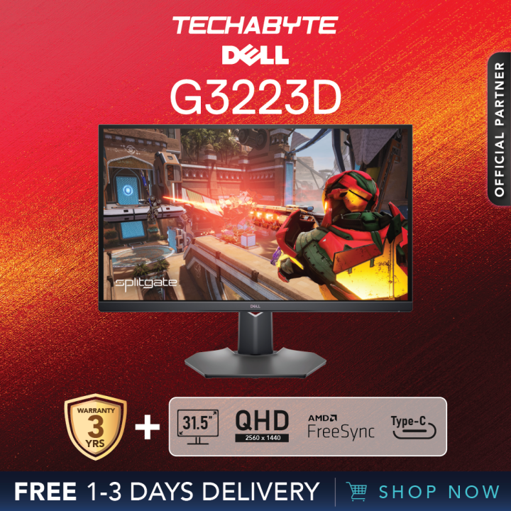 Dell G3223D / G3223Q 32" IPS 1ms AMD FreeSync Gaming Monitor