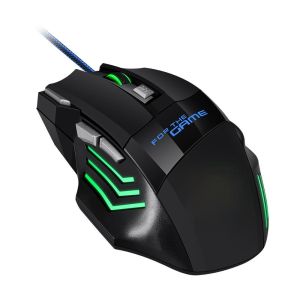 Chuột có dây Gaming G6 2400 DPI Led RGB đổi màu 7 nút bấm dây bọc dù chắc chắn chuột máy tính văn phòng chơi game giá rẻ