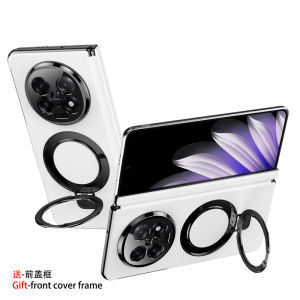 Thích hợp cho OPPO Find N5 ốp lưng FindN5 bản lề da cao cấp bảo vệ ốp điện thoại giá đỡ kinh doanh chống sốc