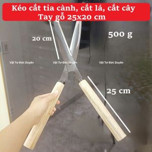 Kéo cắt tỉa cành cắt lá cắt cây tay gỗ – dụng cụ làm vườn tiện lợi giúp bạn dễ dàng chăm sóc cây cảnhbonsai hàng rào