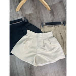 Quần Short Xòe Phồng 2 Lớp BIG SIZE Cạp Cao Vải Tafta xước Giãn Chuẩn Form EVO-885