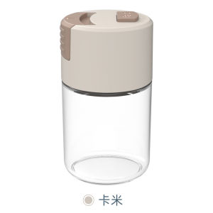 【Art Living】 Seasoning Bottle Salt Dispenser Spice Pepper Sugar Glass Jar 1press 0.5g  可计量控盐玻璃调味瓶