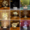 3 Color 3D Light LED Table Lamp Lampu Tidur Meja Anak Hadiah Birthday Guru Cikgu Teacher Gift 小夜灯. 