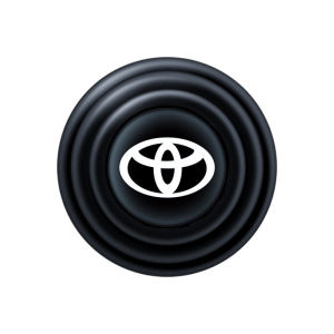 1pc Luminous Silicone Car Door Shock Absorber Gasket - Sound Insulation & Anti-Vibration Pad