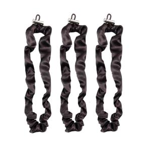 Thanh Lịch Satins Scrunchies Cho Phụ Nữ 3 Pcs Có Thể Điều Chỉnh Lụa Hairbands Thoải Mái Phù Hợp Phụ kiện tóc Cho sử dụng thường nhật